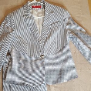 Anne Klein striped pant suit